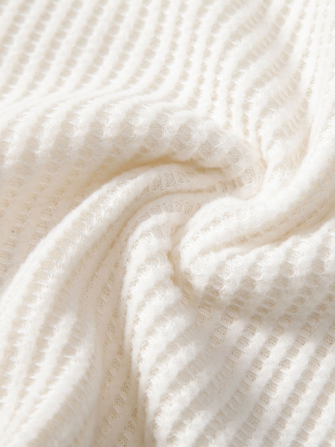 Polo de manga corta con estampado de gofre y pantalones cortos de punto con cordón