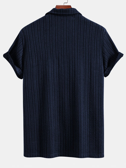 Polo Jacquard con Orejas de Trigo