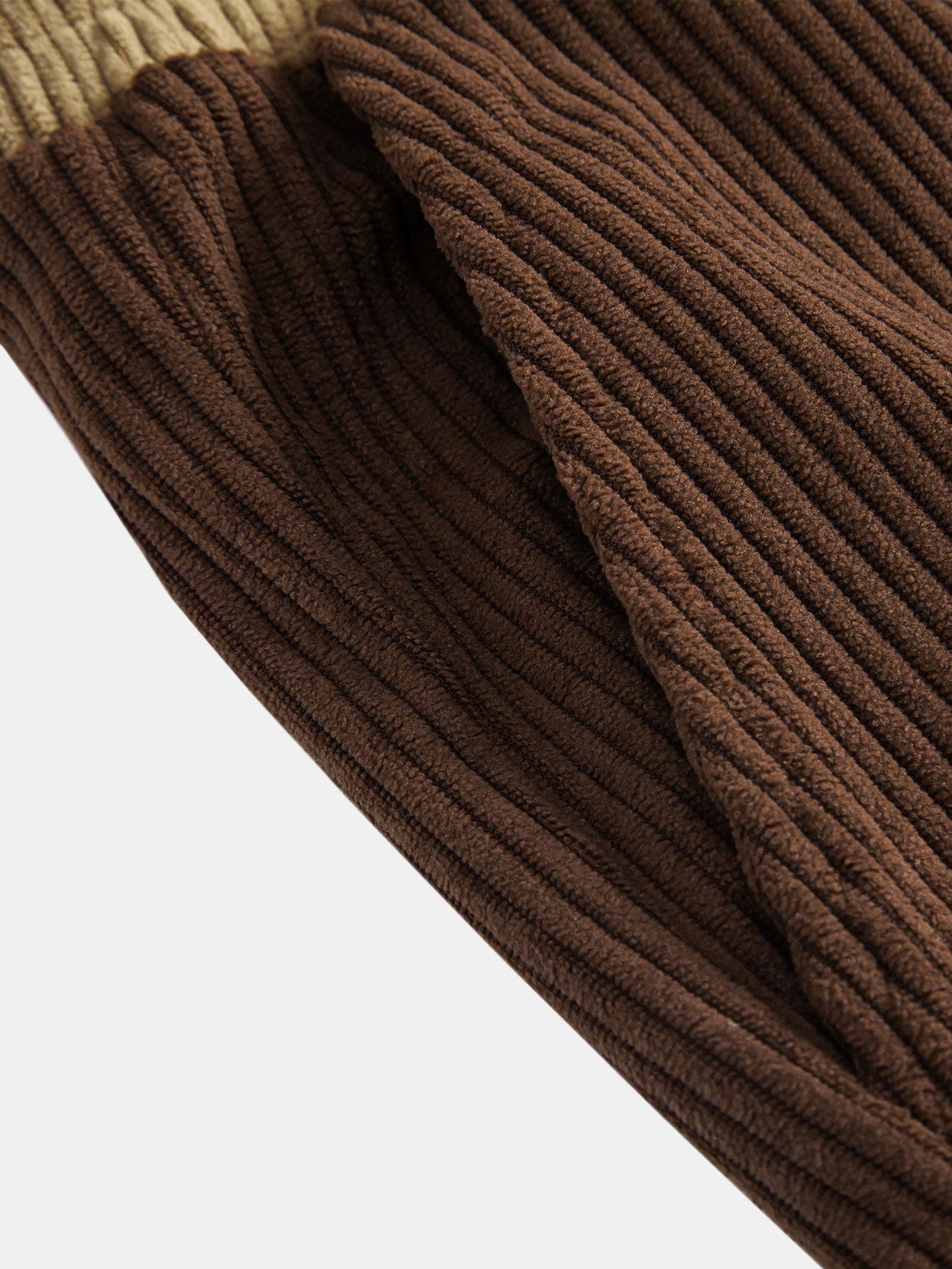 Pantalones cortos de pana con bloques de color