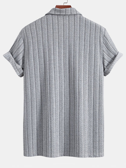 Polo Jacquard con Orejas de Trigo