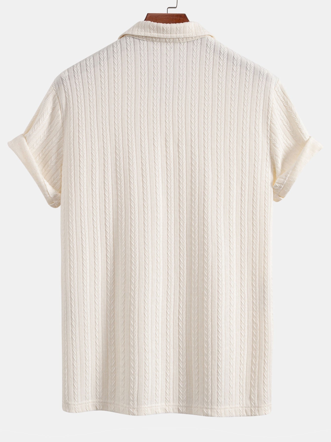 Polo Jacquard con Orejas de Trigo