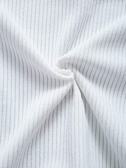 Camisa de pana con bloques de color y bolsillos